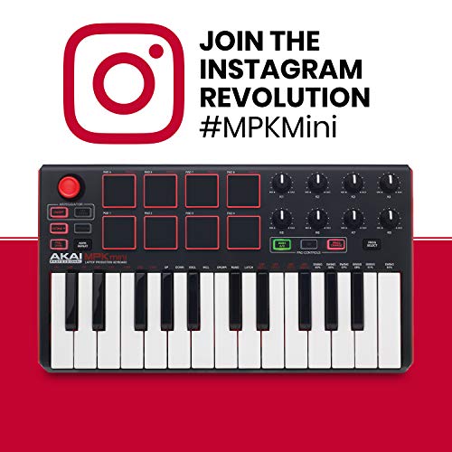 Akai Professional MPK Mini MKII – 25 Key USB MIDI Keyboard