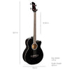 Best Choice Products 22-Fret Full Size Acoustic Electric Bass Guitar