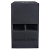 Sound Town CARME Series 12” 800W Powered PA/DJ Subwoofer with Folded Horn Design, Black (CARME-112SPW)