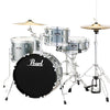 Pearl RS584CC706 Roadshow 4-Piece Drum Set, Charcoal Metallic