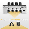 Donner Headphone Amplifier Professional Ultra-Compact 4-Channel Stereo Headphone Amp DEL-4 for Studio and Stage