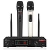 Wireless Microphone System, Phenyx Pro VHF Cordless Mic Set with 2 Handheld Mics, Color Coding, Easy Setup, Best for Home Use, Church, YouTube, Karaoke, Party Events (PTV-1A)