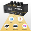 Donner Headphone Amplifier Professional Ultra-Compact 4-Channel Stereo Headphone Amp DEL-4 for Studio and Stage
